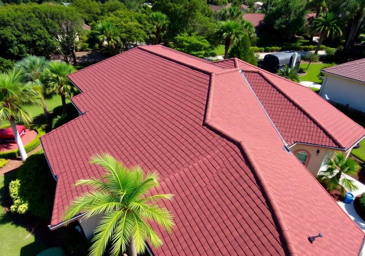 Completed Roofing Labs roof in Sarasota, Florida